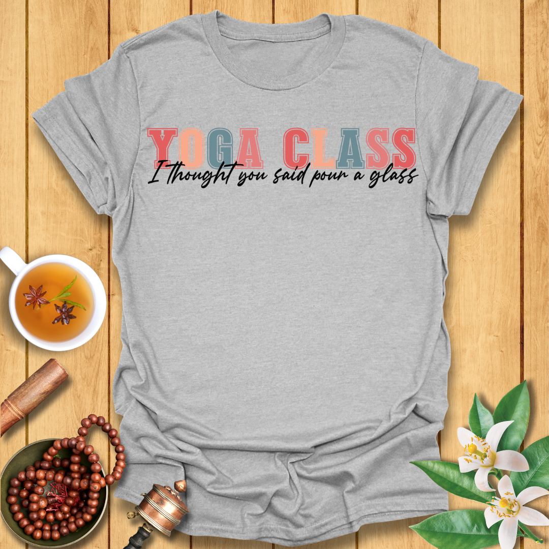 Funny Yoga Class T-Shirt