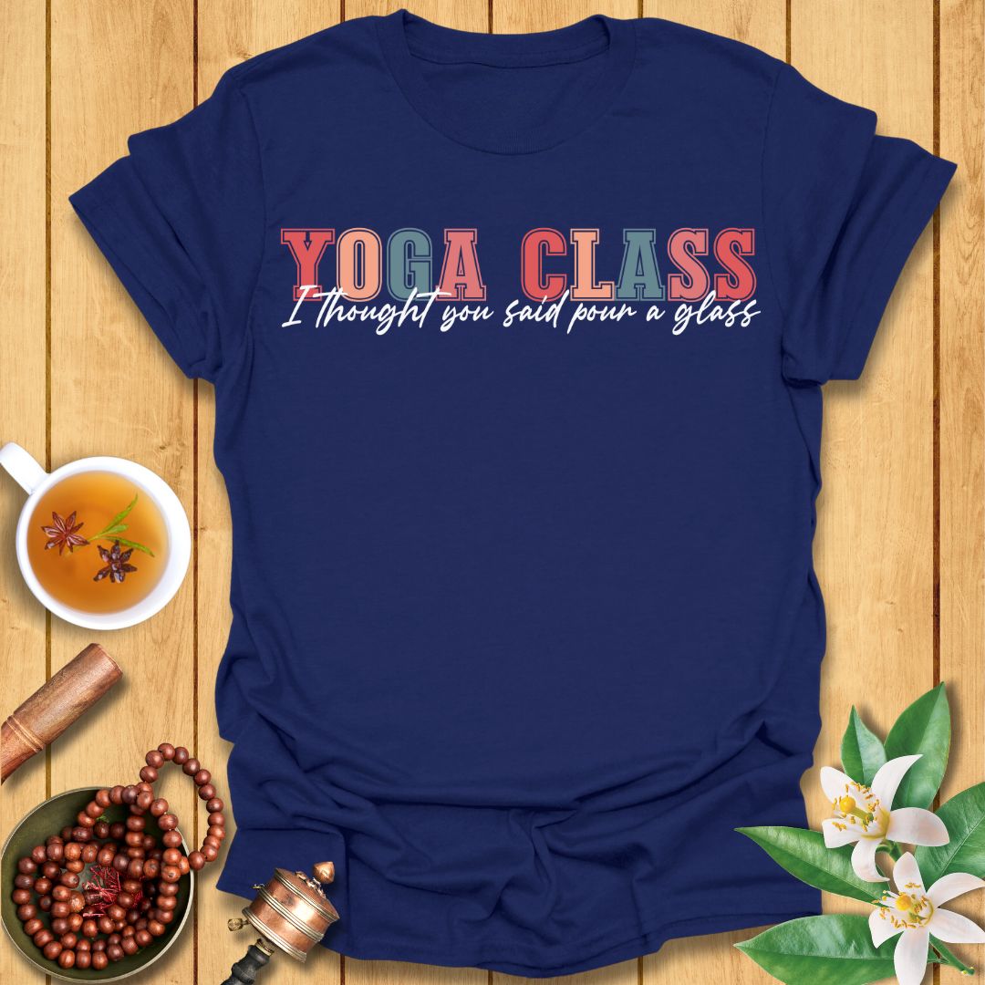 Funny Yoga Class T-Shirt