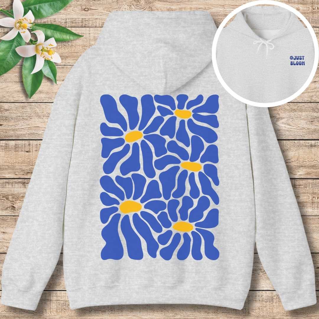 Just Bloom Hoodie (Front and Back)