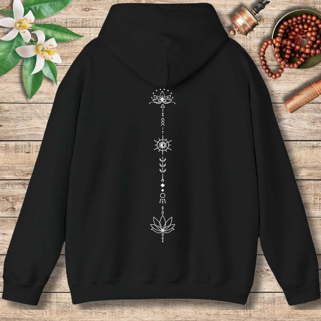 Boho Lotus (Back Only) Hoodie