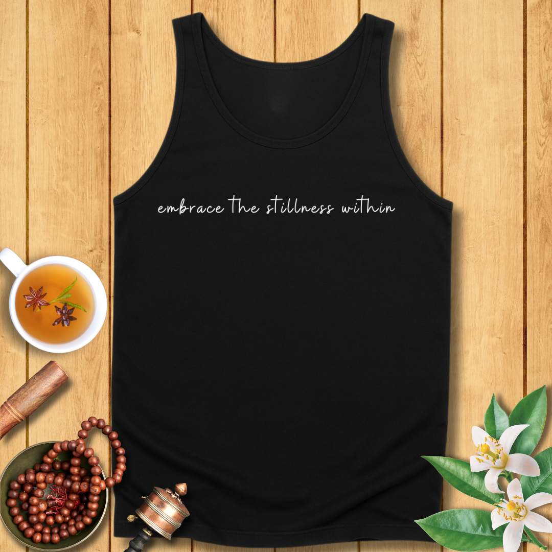 Embrace The Stillness Within Unisex Jersey Tank