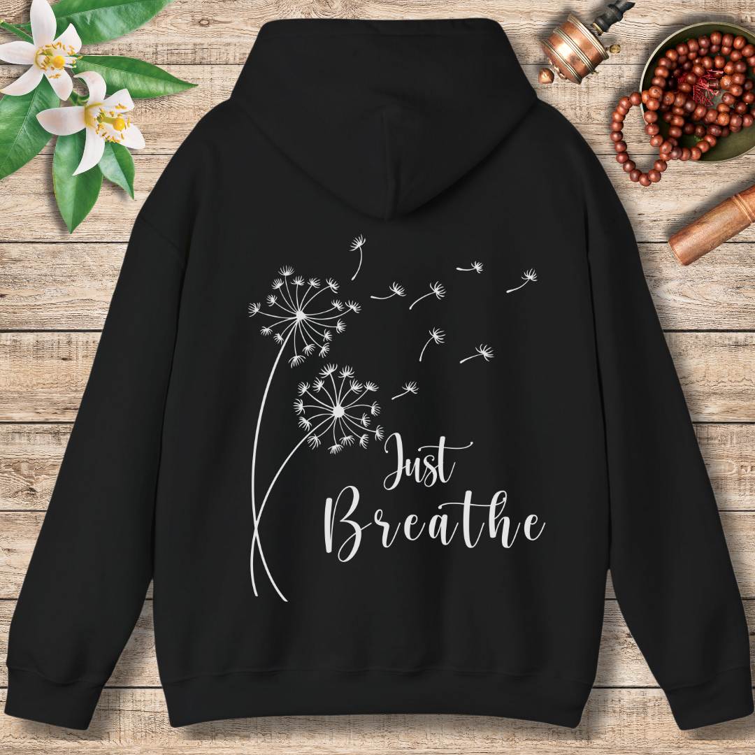 Calming Just Breathe (Back Only) Hoodie