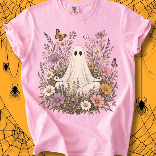 Blooming Spirit Halloween Unisex Dyed T-Shirt