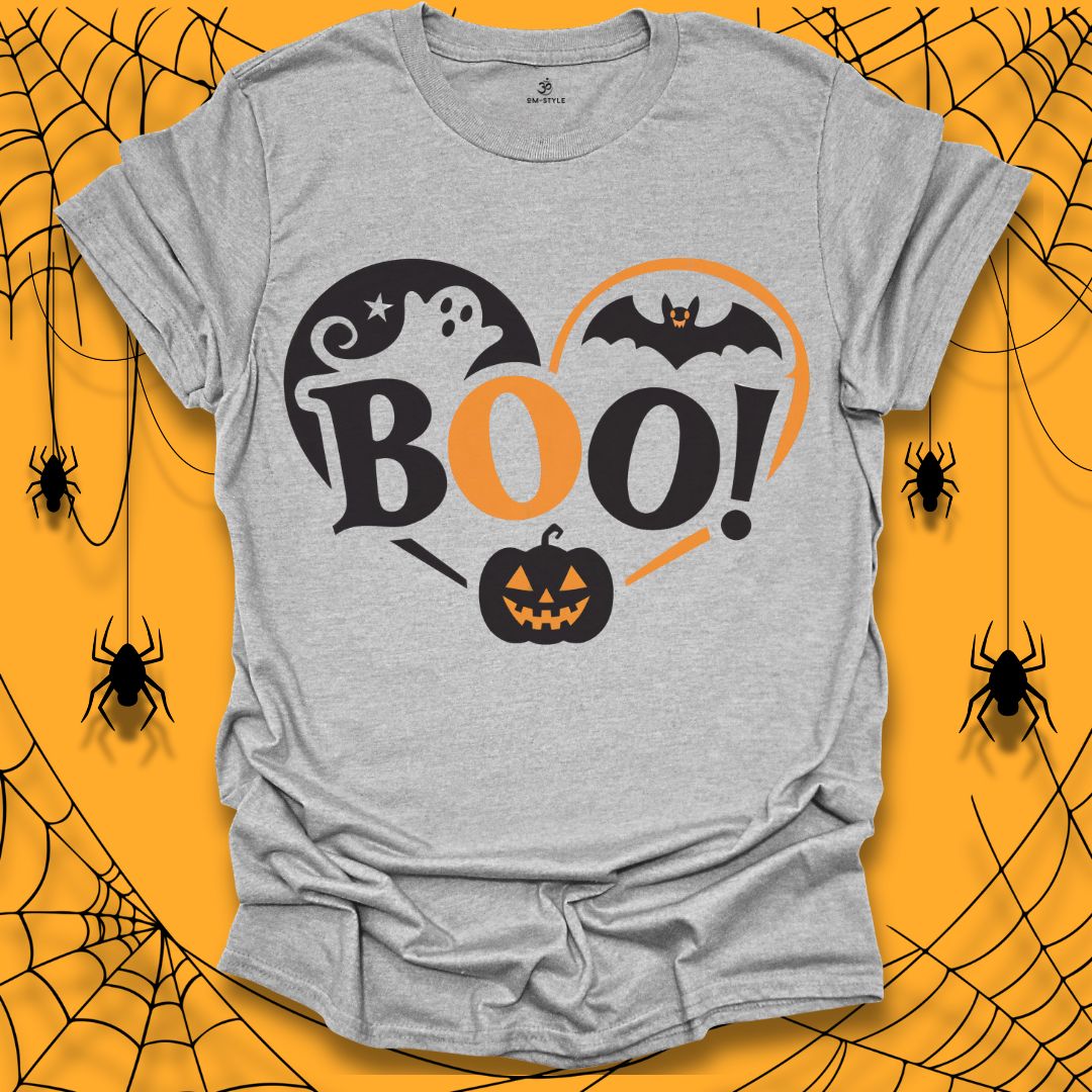 Boo! Fun and Spooky Halloween T-Shirt