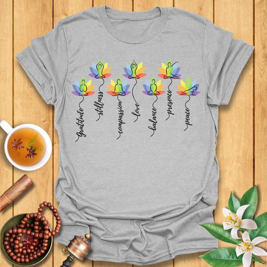 Chakra Lotus Flow T-Shirt