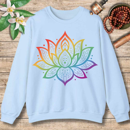Chakra Lotus Sweatshirt – Energy Alignment & Mindful Harmony