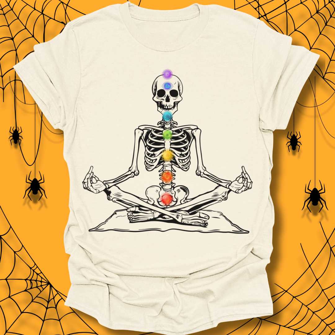 Chakra Skeleton Halloween T-Shirt