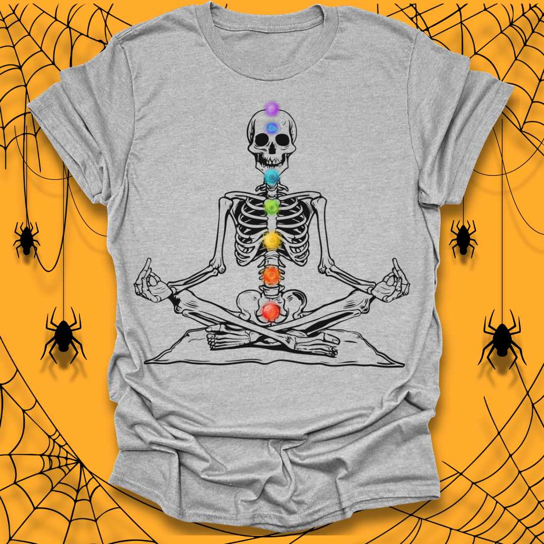 Chakra Skeleton Halloween T-Shirt