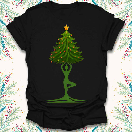 Christmas Tree Pose T-Shirt