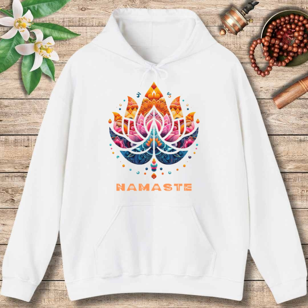 Namaste Lotus (Front Only) Hoodie
