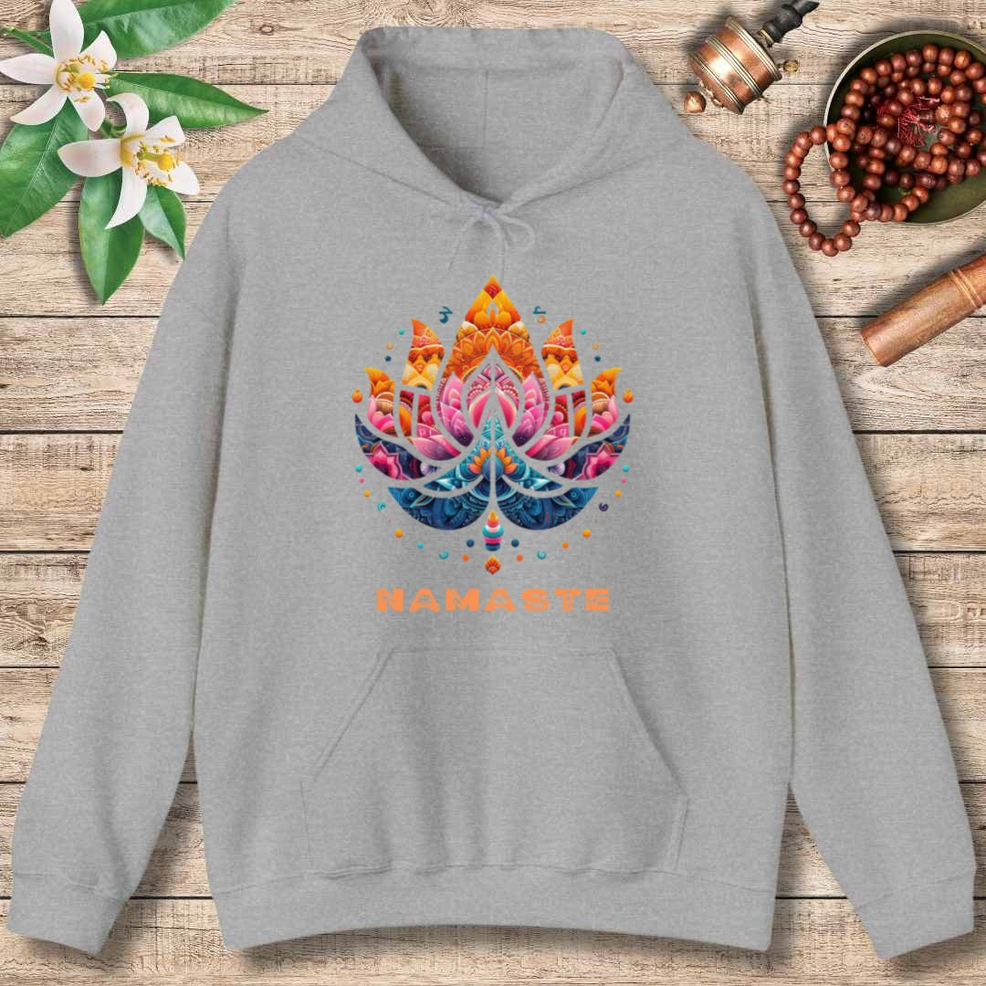 Namaste Lotus (Front Only) Hoodie