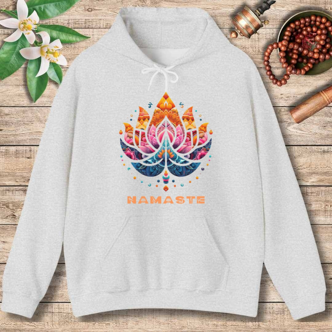 Namaste Lotus (Front Only) Hoodie
