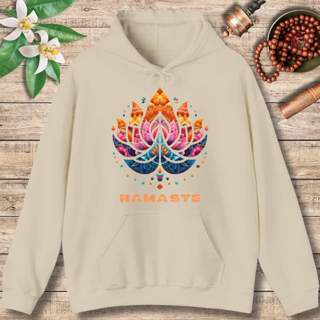 Namaste Lotus (Front Only) Hoodie