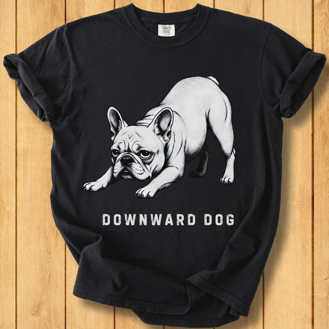 Vintage Downward Dog Unisex Garment-Dyed T-Shirt