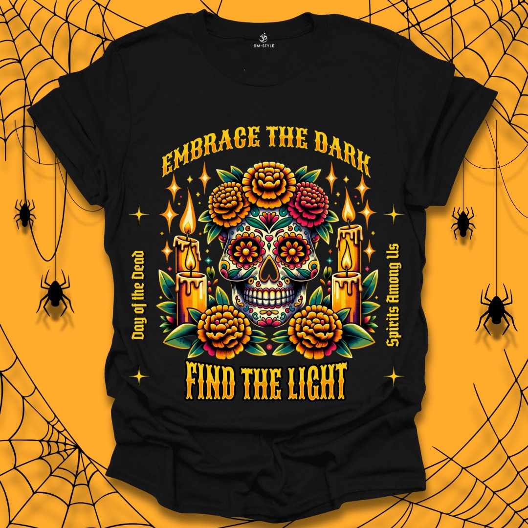 Floral Skull Halloween T-Shirt