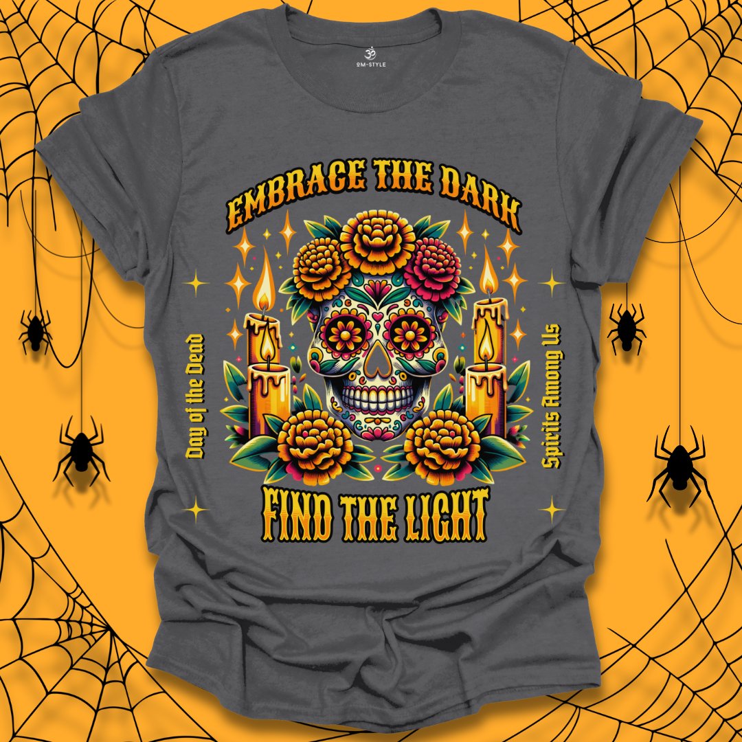 Floral Skull Halloween T-Shirt