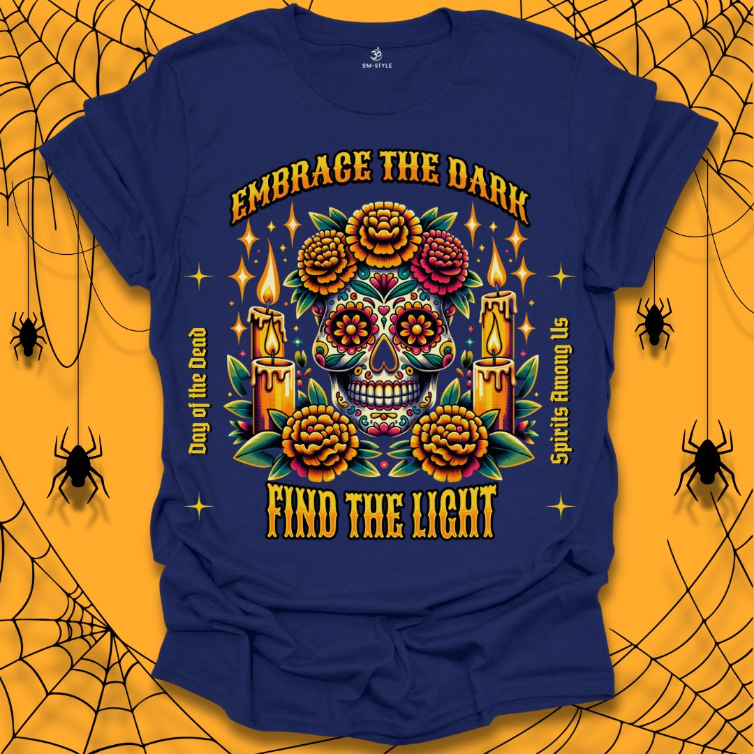 Floral Skull Halloween T-Shirt
