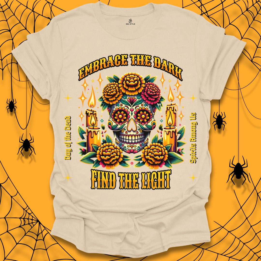 Floral Skull Halloween T-Shirt