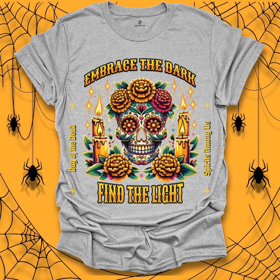 Floral Skull Halloween T-Shirt