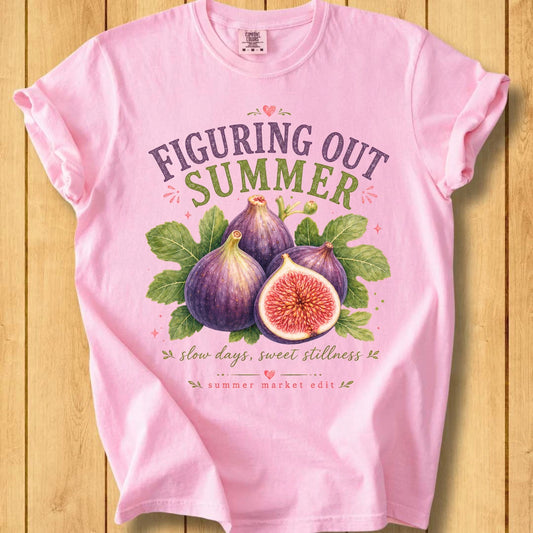 Figuring Out Summer Unisex Dyed T-Shirt