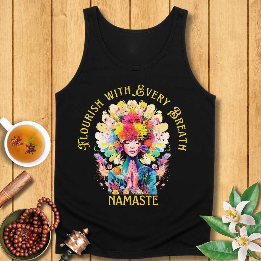 Flourish with Every Breath Unisex Jersey Tank