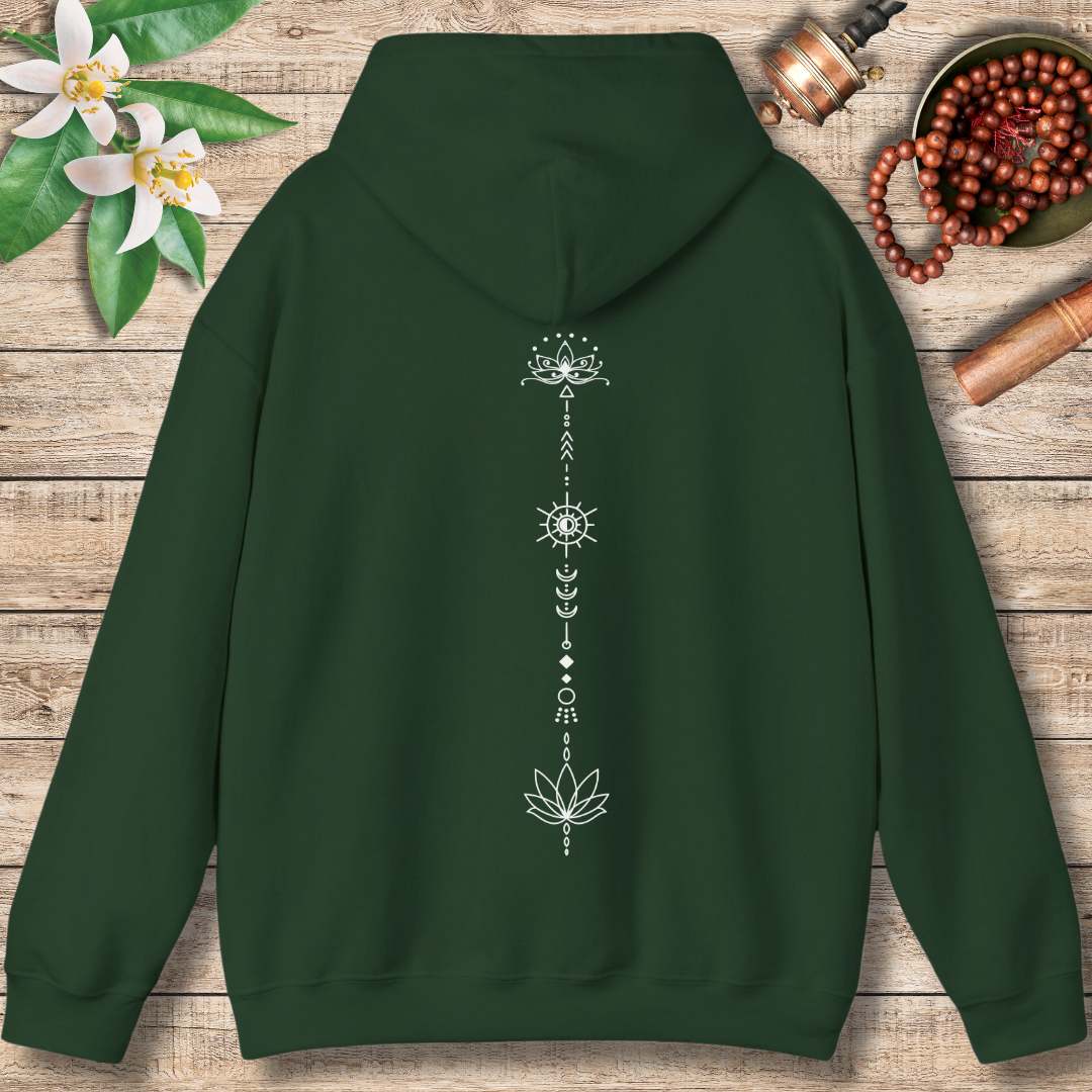 Boho Lotus (Back Only) Hoodie
