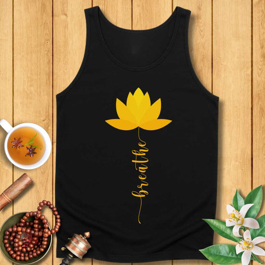 Golden Lotus Breathe Unisex Jersey Tank