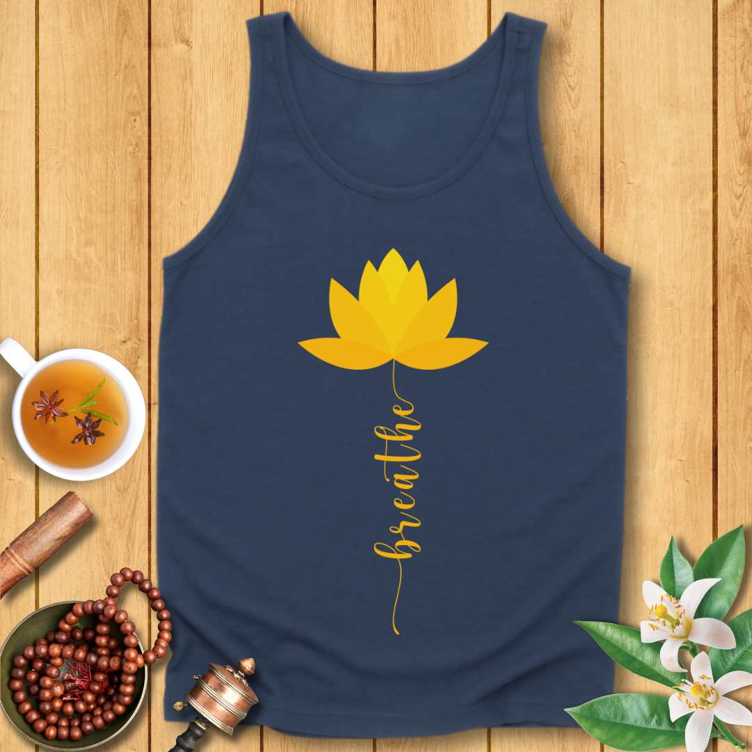 Golden Lotus Breathe Unisex Jersey Tank