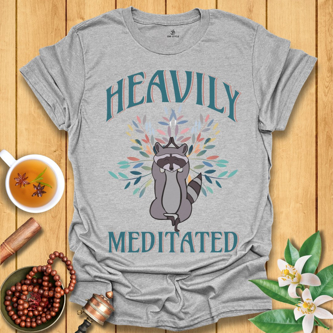 Heavily Meditated Raccoon T-Shirt