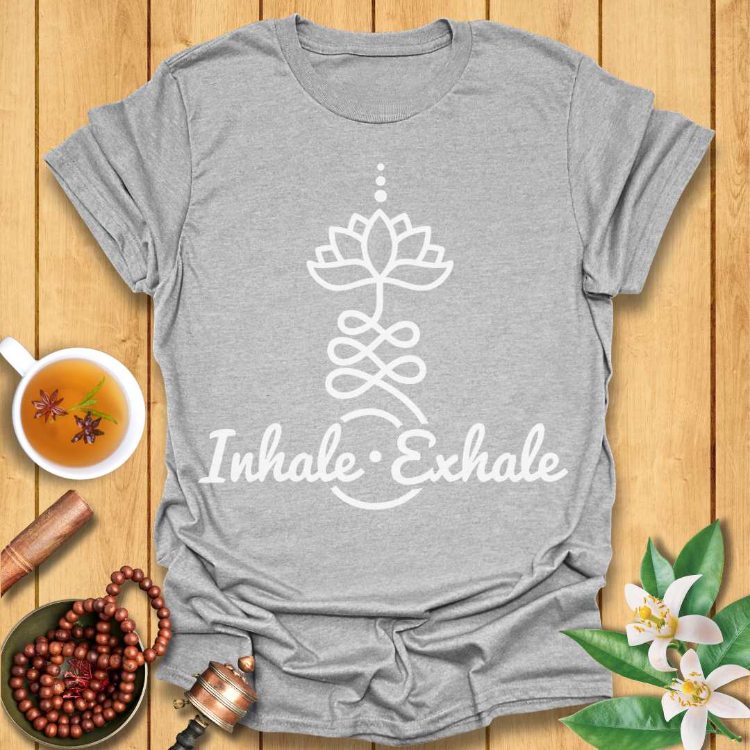 Inhale Exhale Lotus Unalome T-Shirt