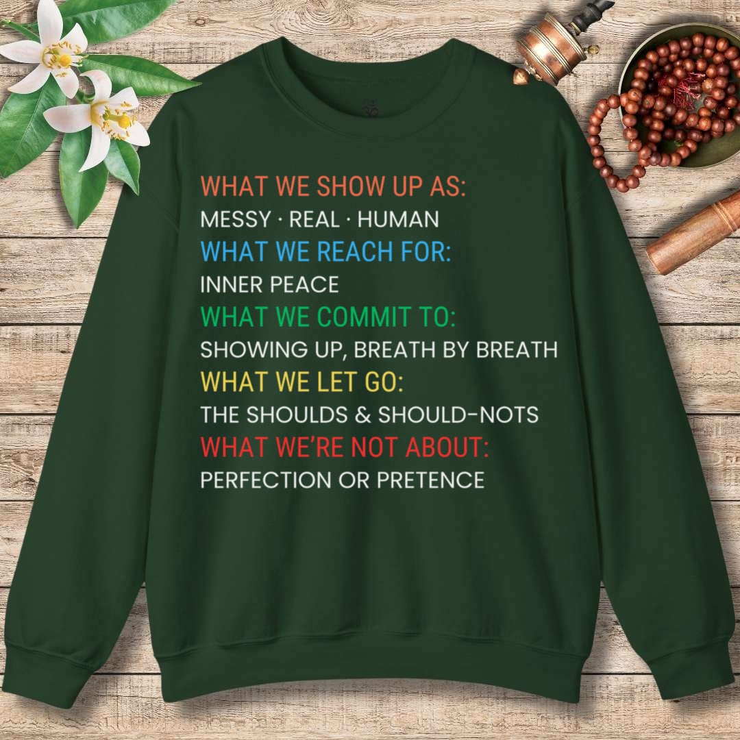 Inner Peace Yoga Mantra Sweatshirt