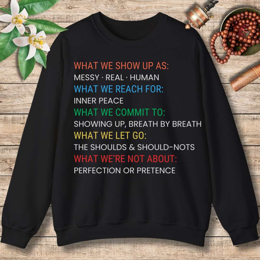 Inner Peace Yoga Mantra Sweatshirt