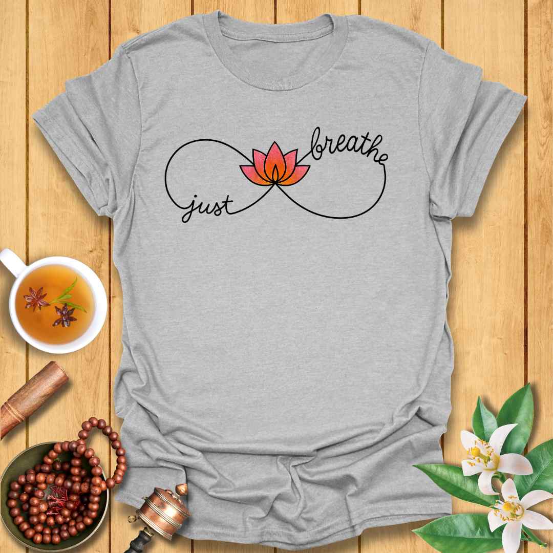 Just Breathe Infinity Sign T-Shirt