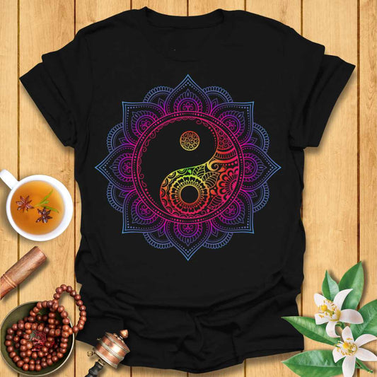 Mandala Yin Yang T-Shirt
