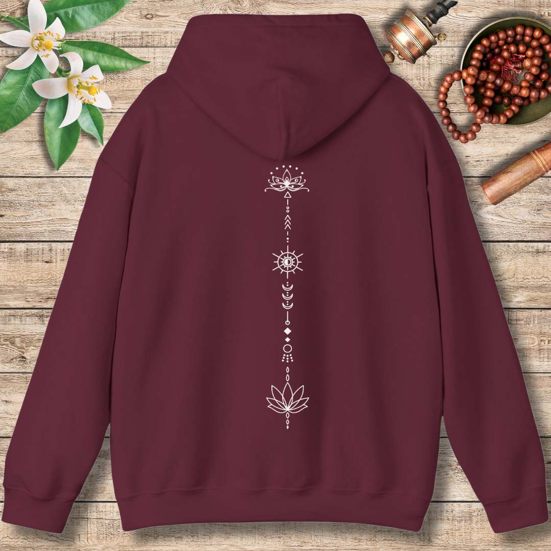 Boho Lotus (Back Only) Hoodie