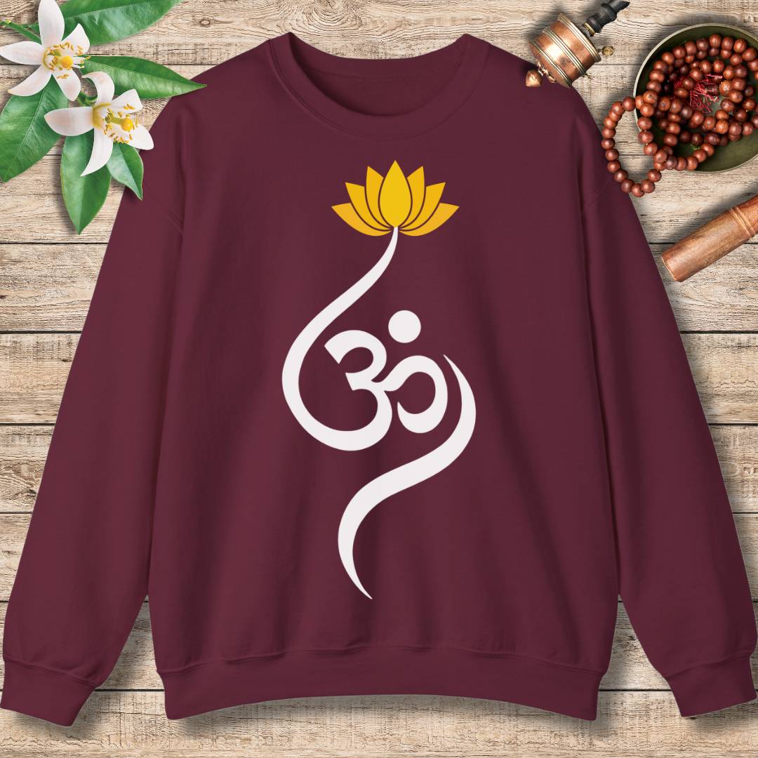 Lotus Om Symbol Sweatshirt