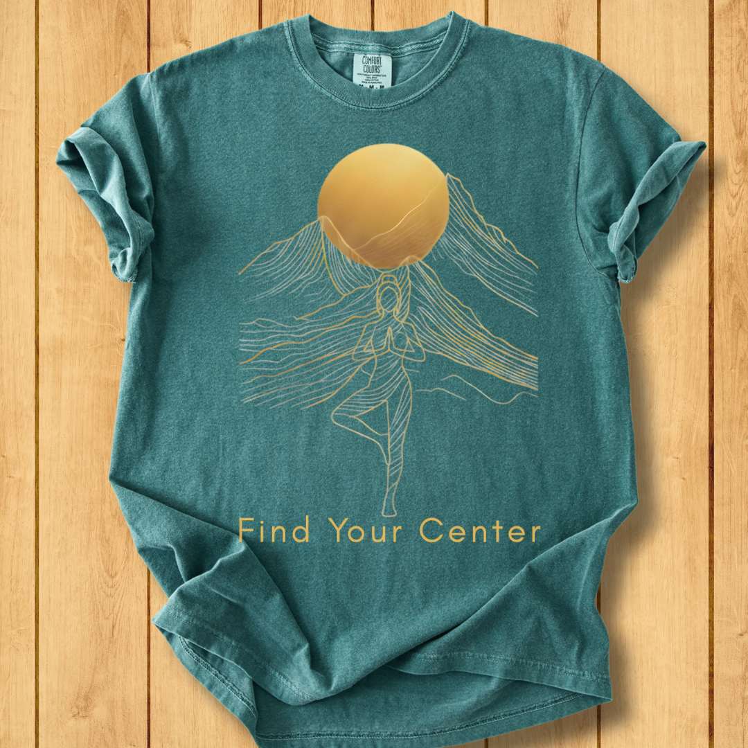 Mountain Meditation Unisex Garment-Dyed T-Shirt