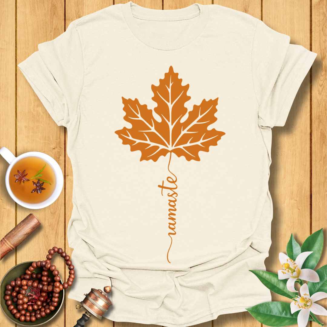 Namaste Maple Leaf T-Shirt