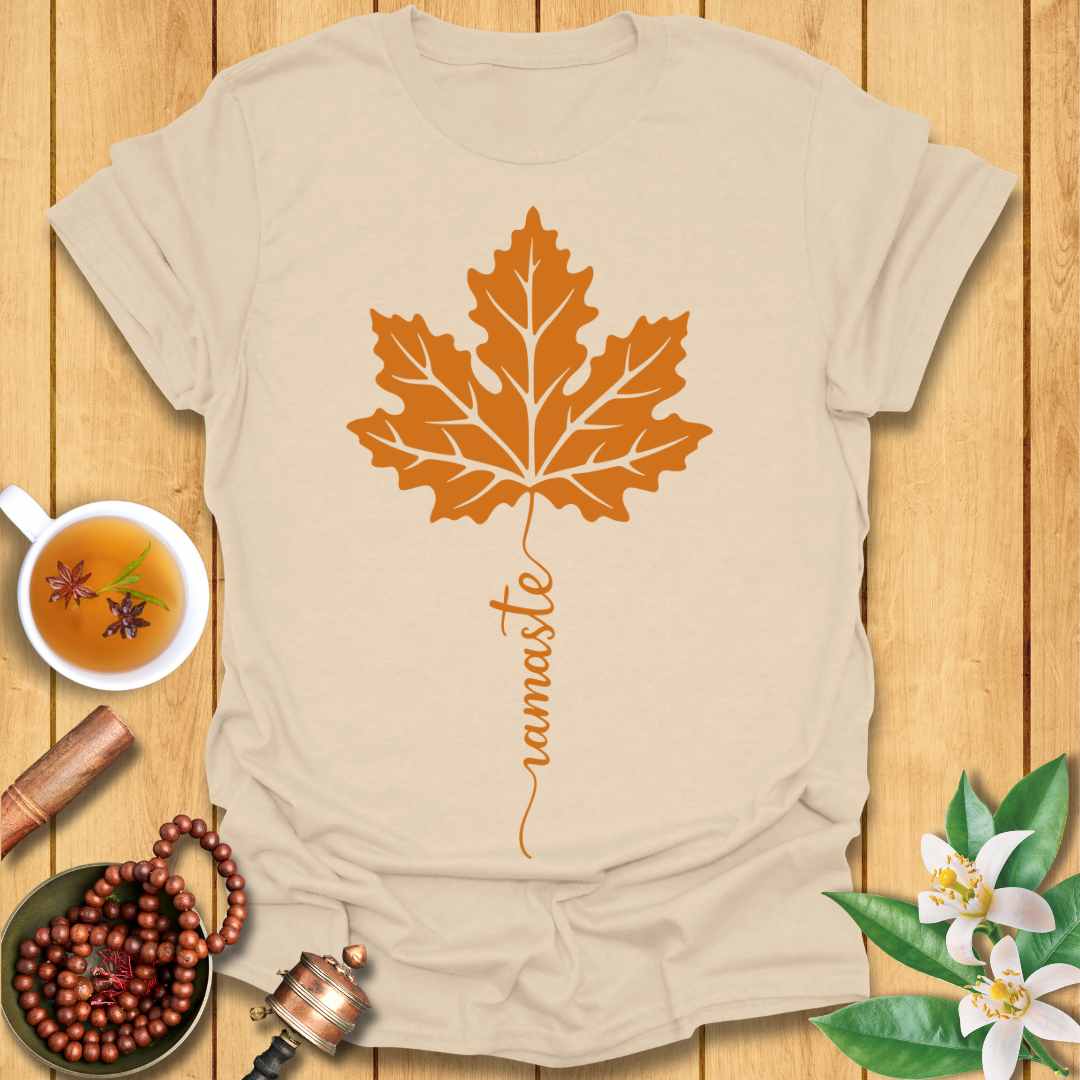Namaste Maple Leaf T-Shirt