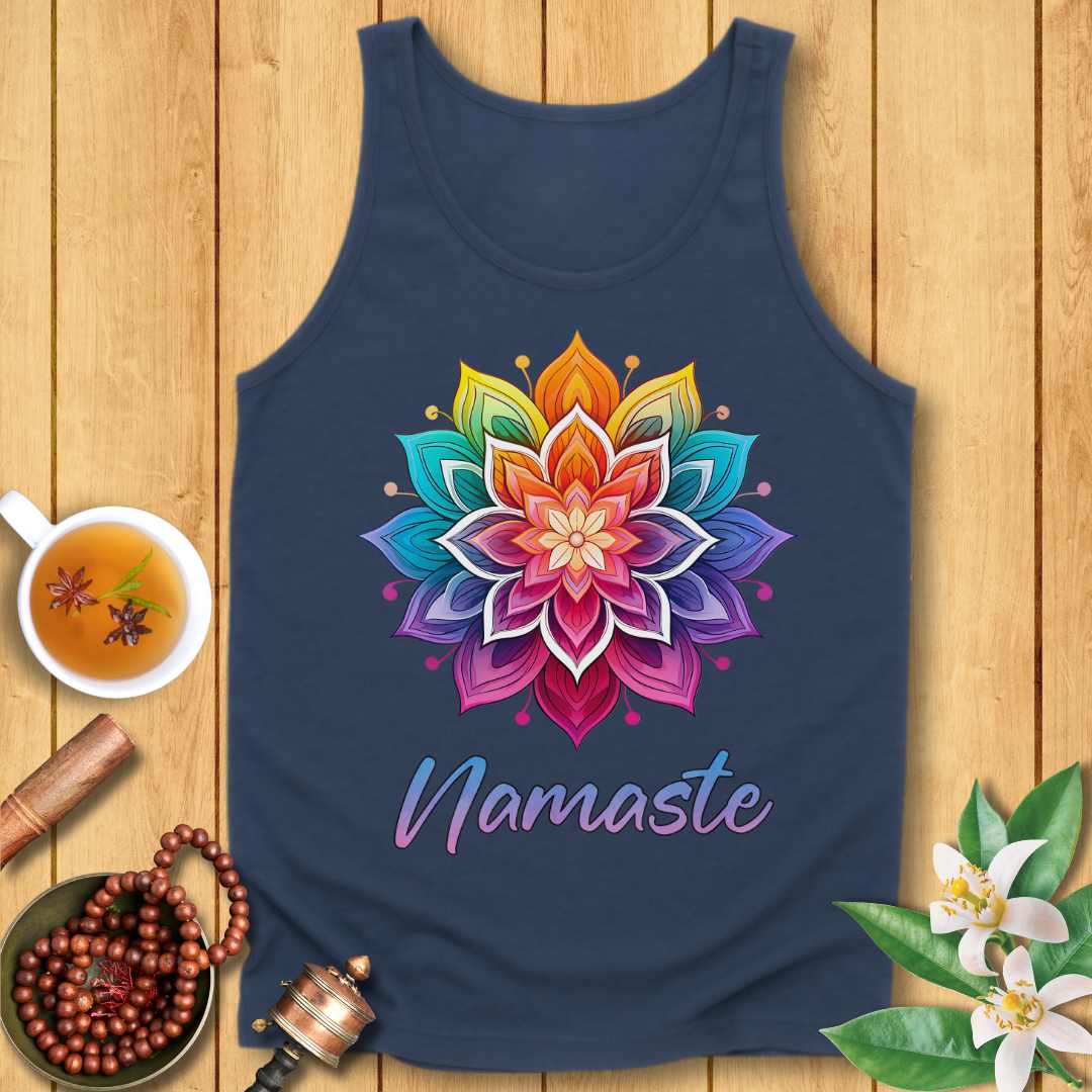 Namaste Sacred Lotus Unisex Jersey Tank