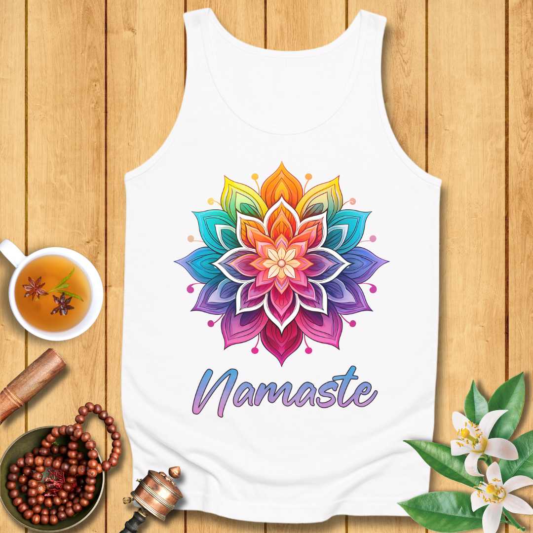 Namaste Sacred Lotus Unisex Jersey Tank
