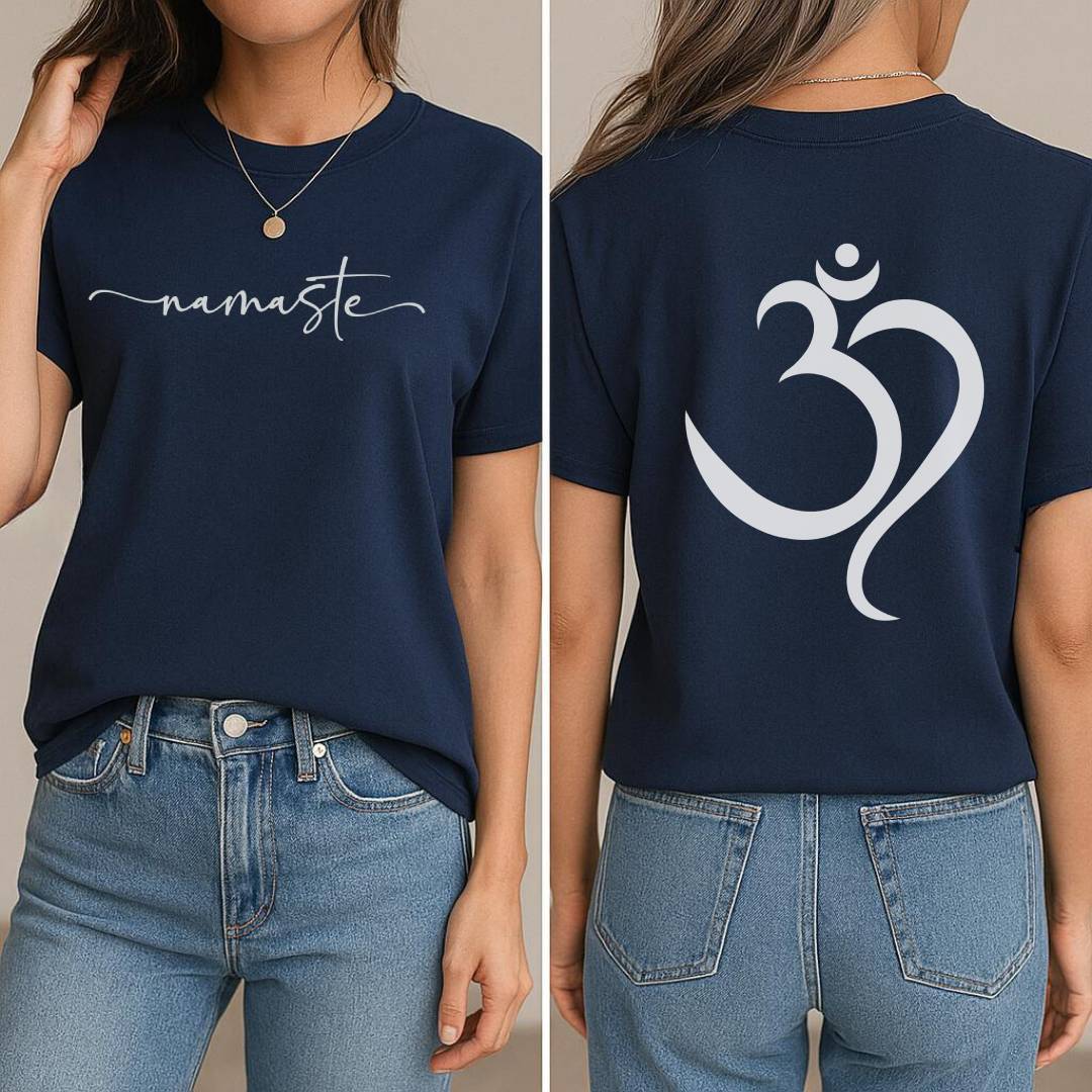Om Namaste T-Shirt (Front + Back)