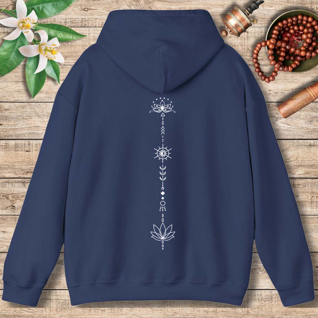 Boho Lotus (Back Only) Hoodie