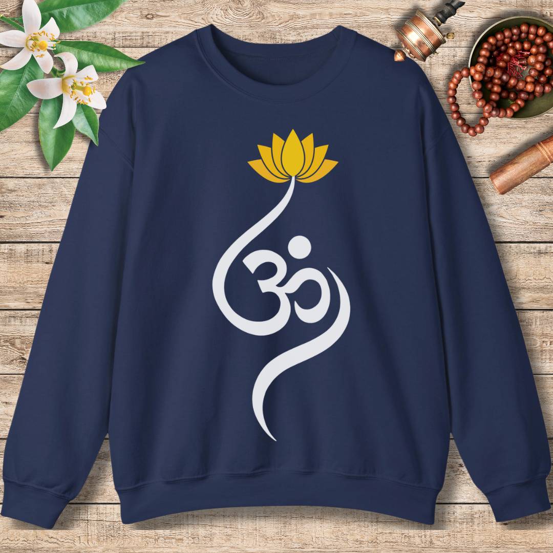 Lotus Om Symbol Sweatshirt