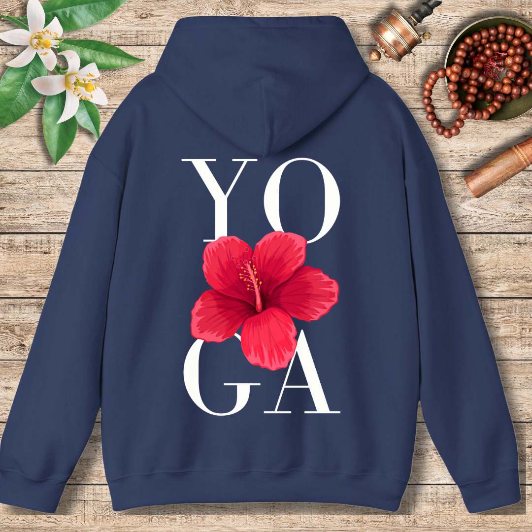Yoga in Bloom (Back Only) Hoodie