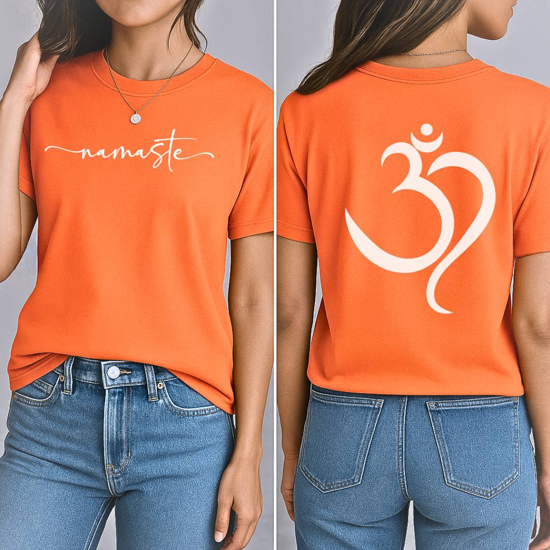 Om Namaste T-Shirt (Front + Back)