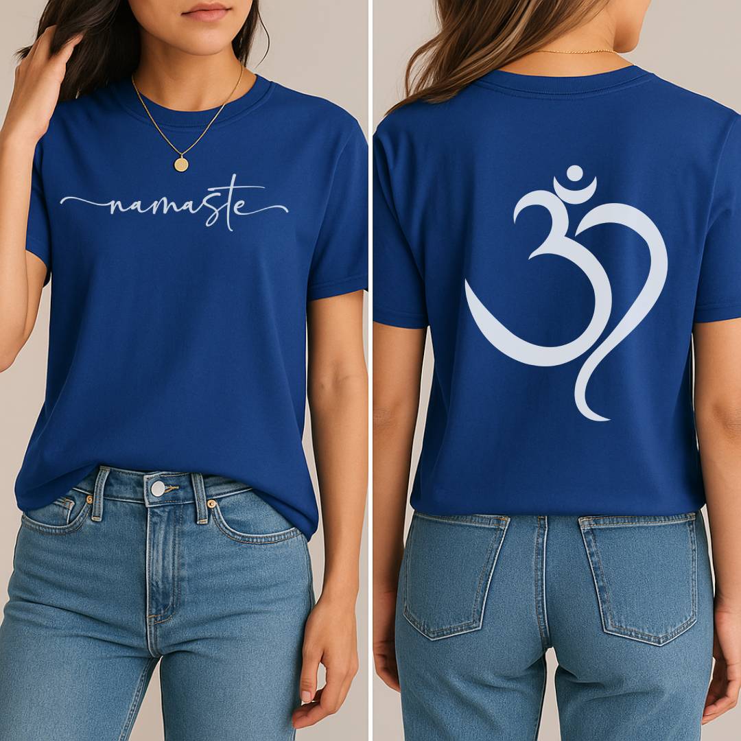 Om Namaste T-Shirt (Front + Back)