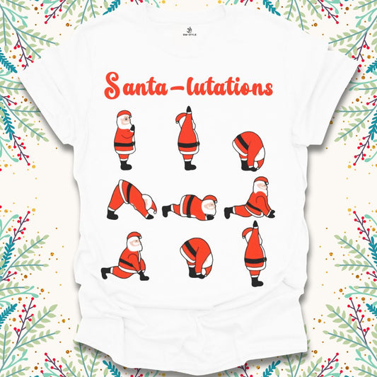 Santa-lutations Christmas T-Shirt