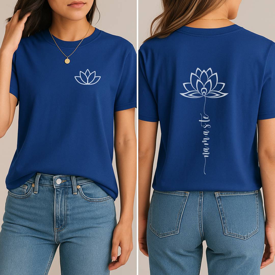 Serenity Namaste T-Shirt (Front + Back)