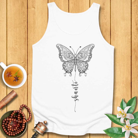 Shanti Butterfly Unisex Jersey Tank
